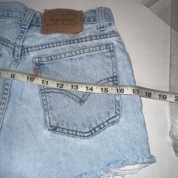 vtg orange‎ tab levi high waisted shorts - Picture 3 of 7